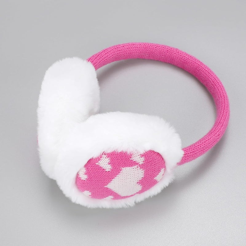 Ztl Kids Knit Earmuffs Winter Outdoor Plush Ear Warmers for Boys Girls 4-16 Years - Image 5